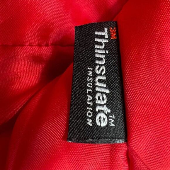 L.L. Bean Women's Bellandi Wool Pea Coat Red Size 18 Regular - Picture 7 of 8